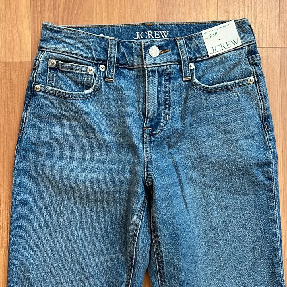 J.Crew High-rise '90s classic straight jean in Rouses wash